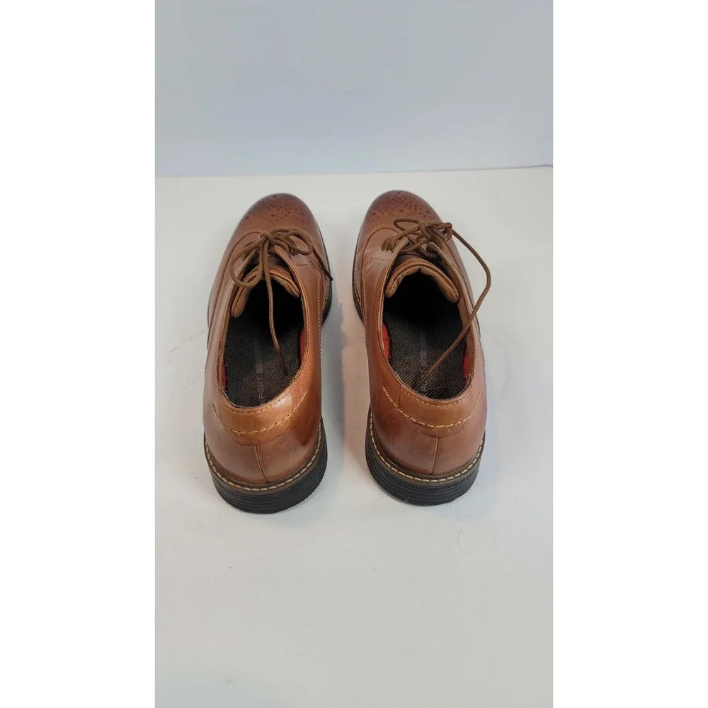 Rockport brown leather wingtip oxfords Men's Shoes Size 10